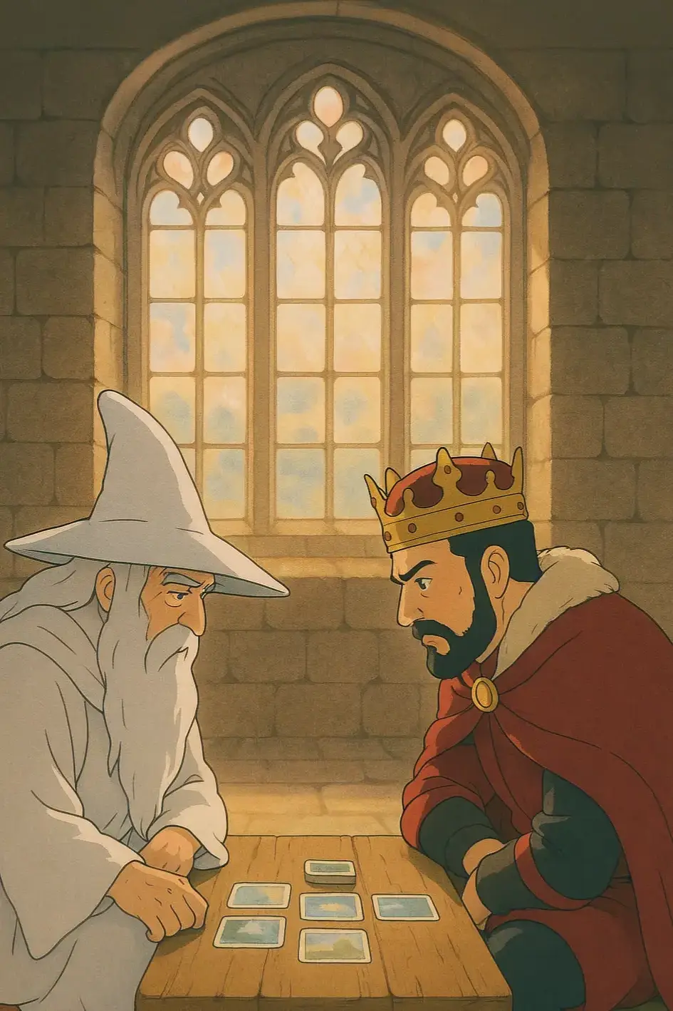 First card from the game King Arthur's Curse, by Amatilis