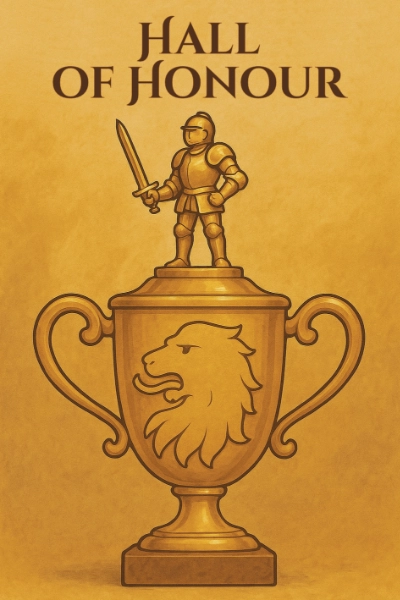 Card Hall of Honour, from the game King Arthur's Curse, by Amatilis