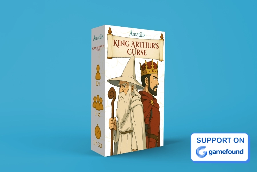 Box of the game King Arthus's Curse, by Amatilis